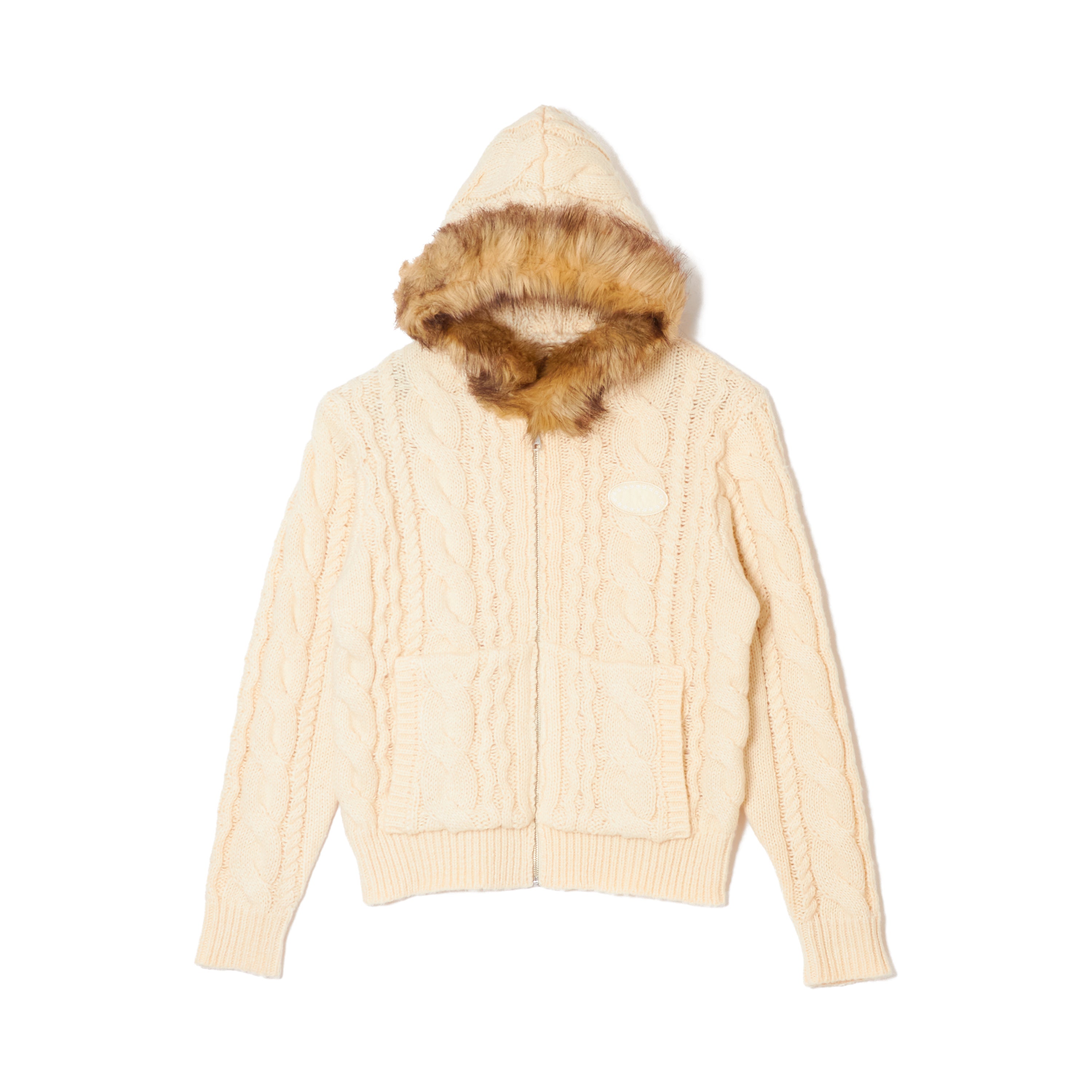 FUR ALAN KNIT HOODIE – AFB
