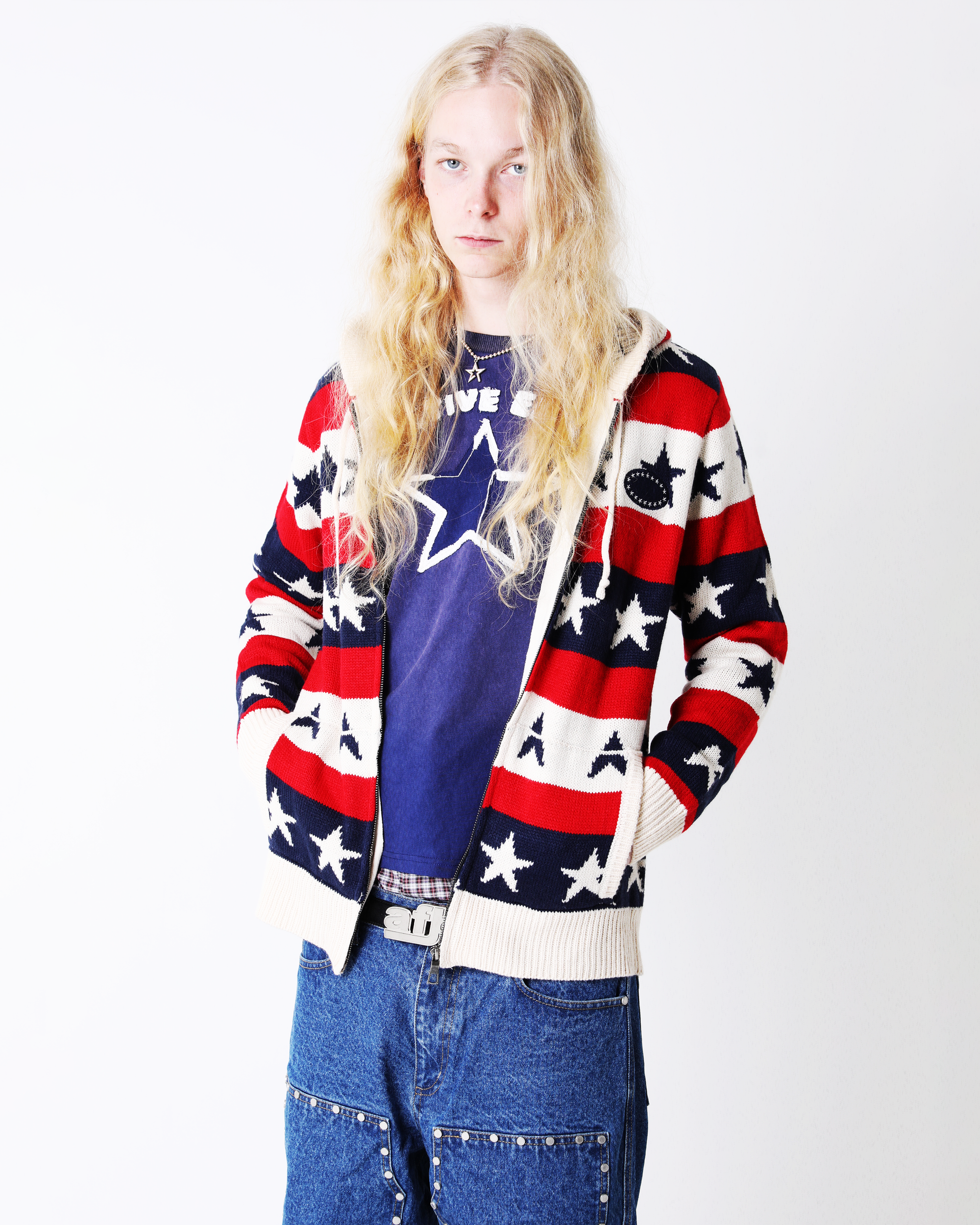 STAR KNIT HOODIE – AFB STAR KNIT HOODIE – AFB