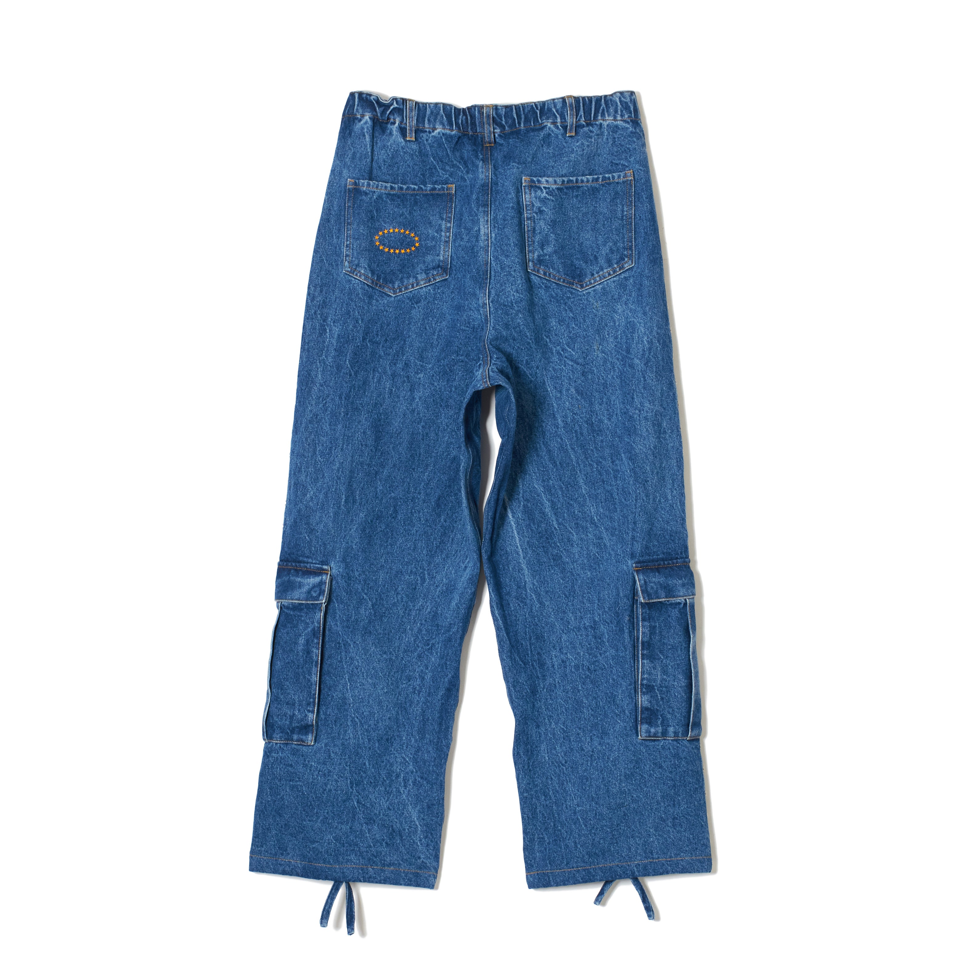 STUDDED DENIM CARGO PANTS – AFB