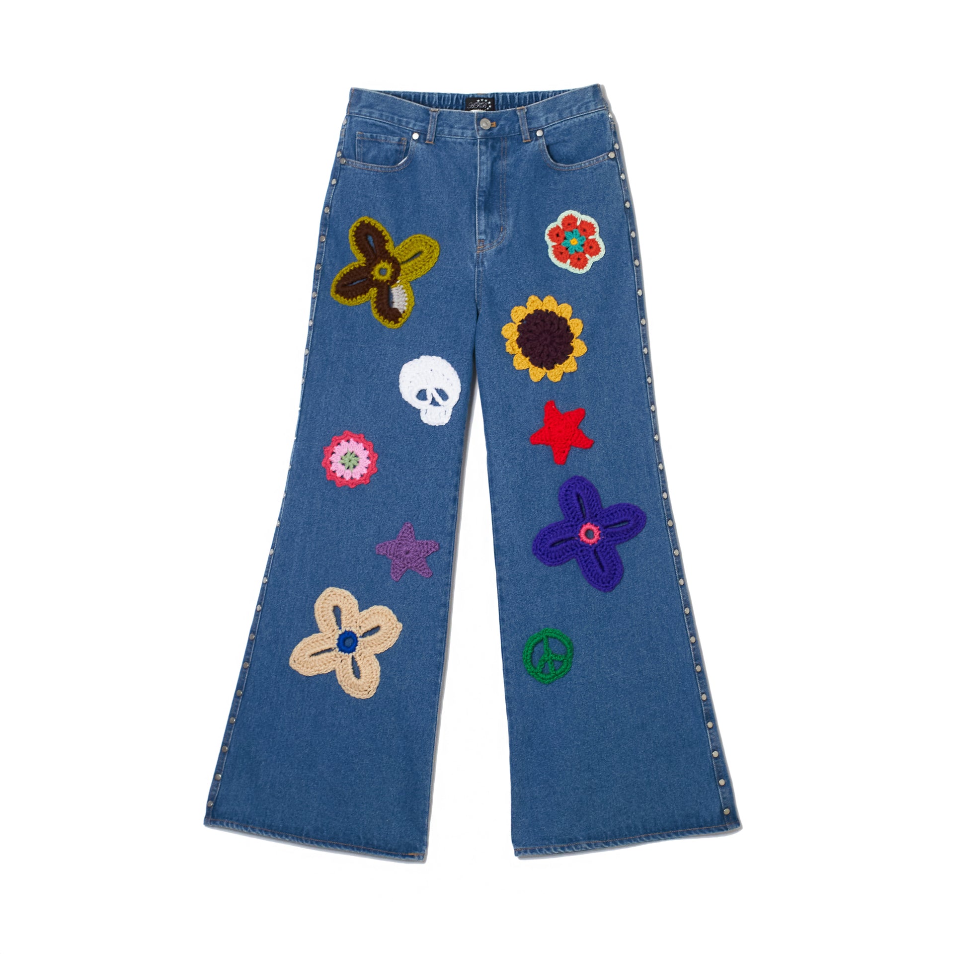 AFB x Y.A.R.N. STUDDED BAGGY PANTS 