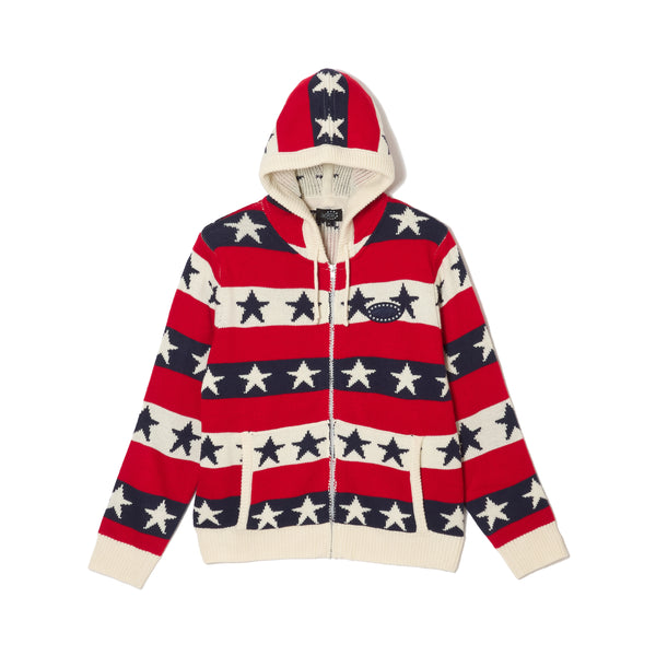 STAR KNIT HOODIE