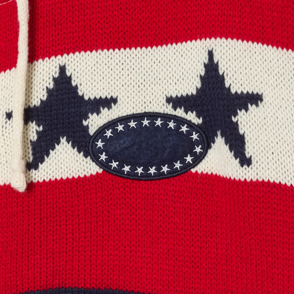 STAR KNIT HOODIE