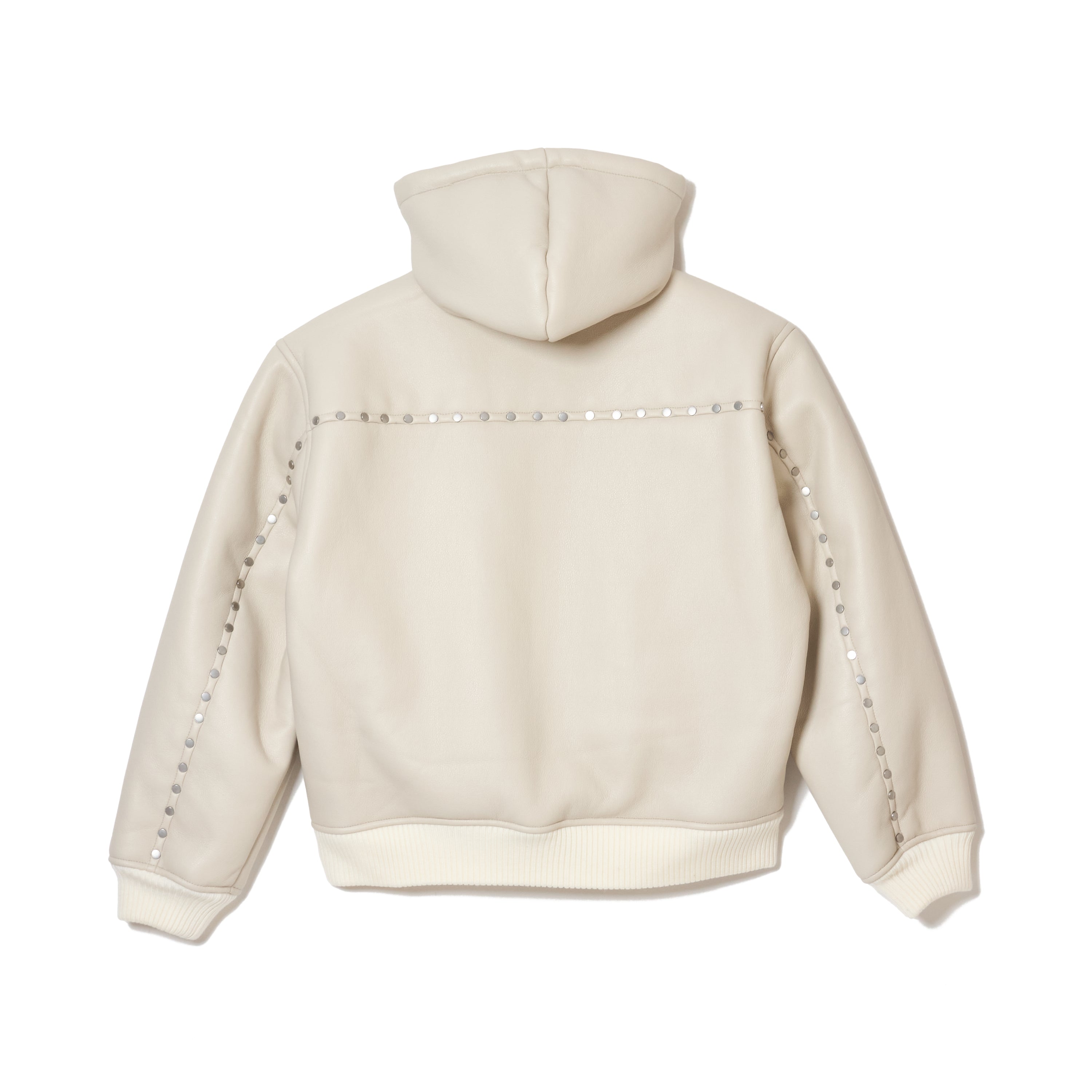 STUDDED HOODED BOMBER JACKET – AFB