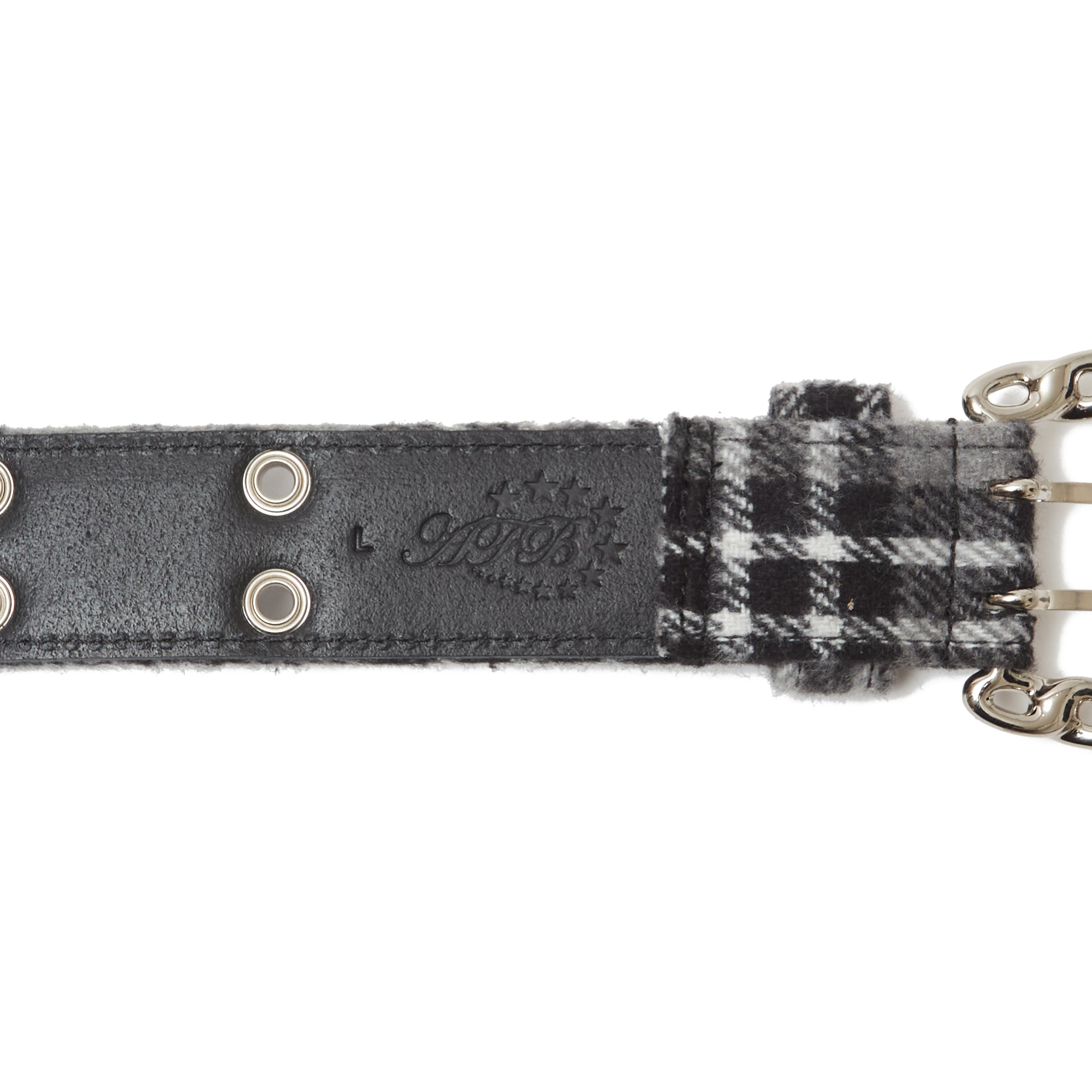 afb　FLANNEL CHECK BELT Mサイズ　店舗限定 afb FLANNEL CHECK BELT Mサイズ 店舗限定 FLANNEL CHECK BELT(M