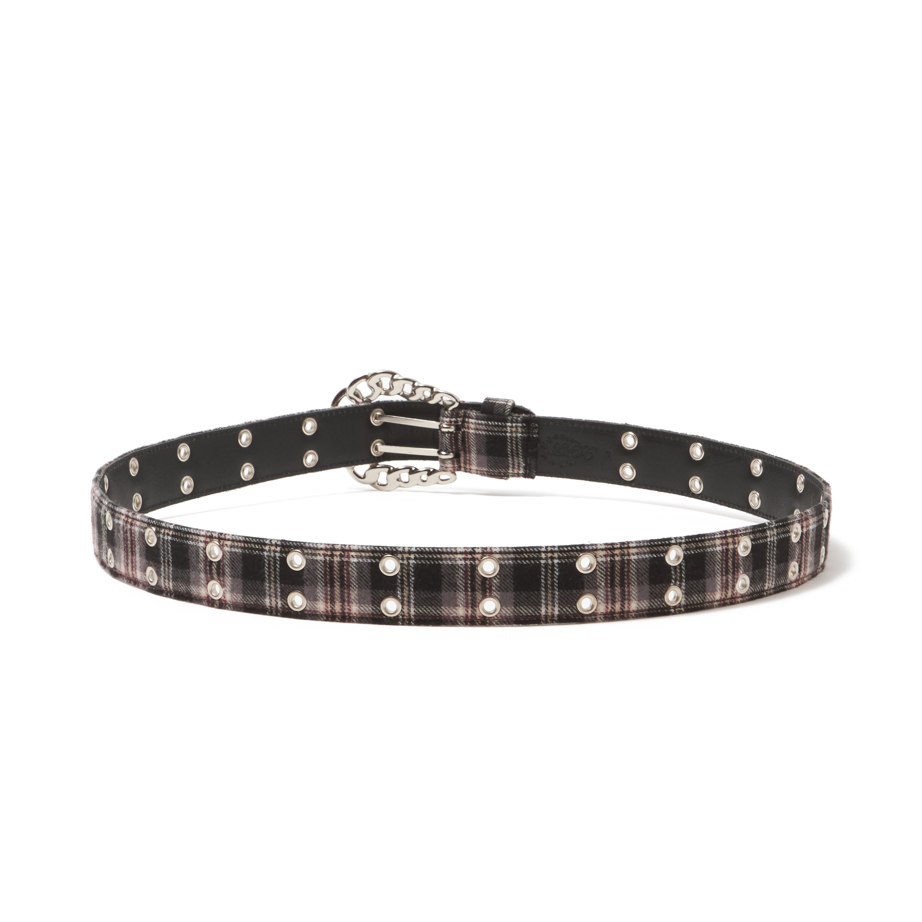 小物 AFB FLANNEL CHECK BELT BLACK GREY FLANNEL CHECK BELT – AFB