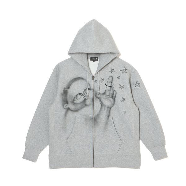 APRO SPRAY ZIP HOODIE