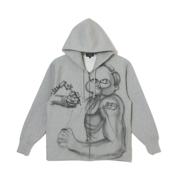 APRO SPRAY ZIP HOODIE