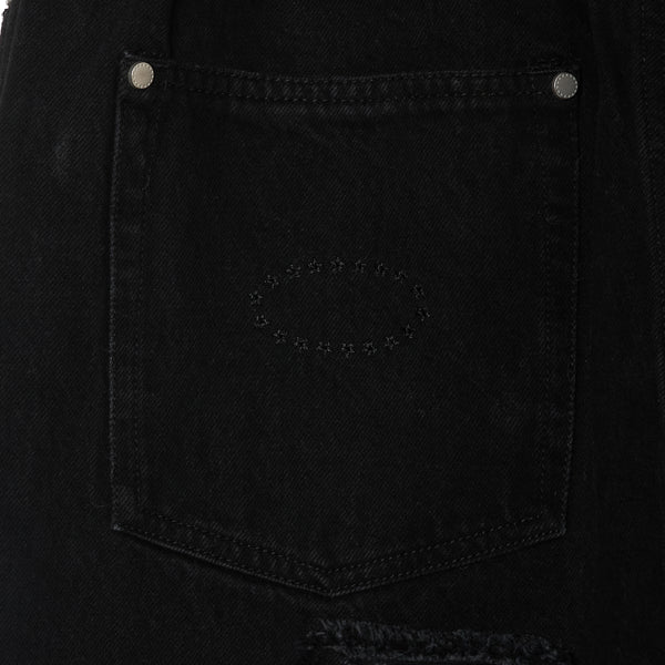 PATCHED DENIM PANTS