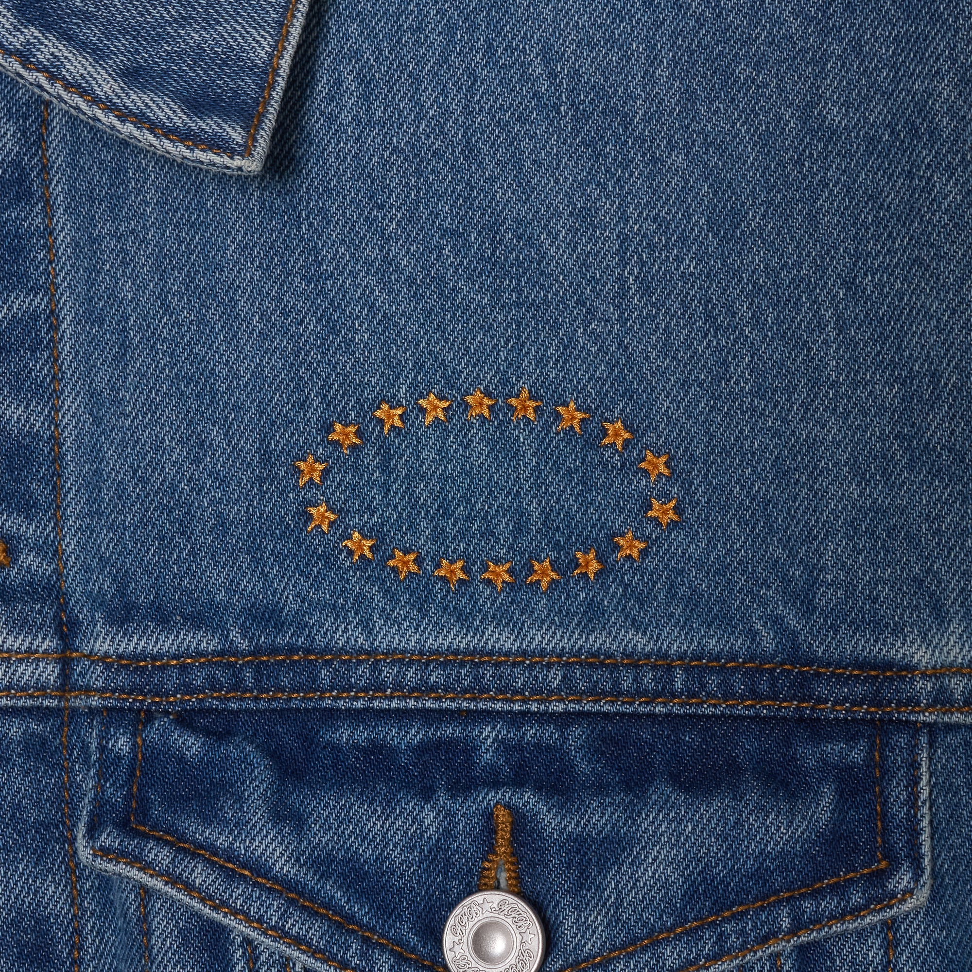 OVERSIZED PATCHED DENIM JACKET