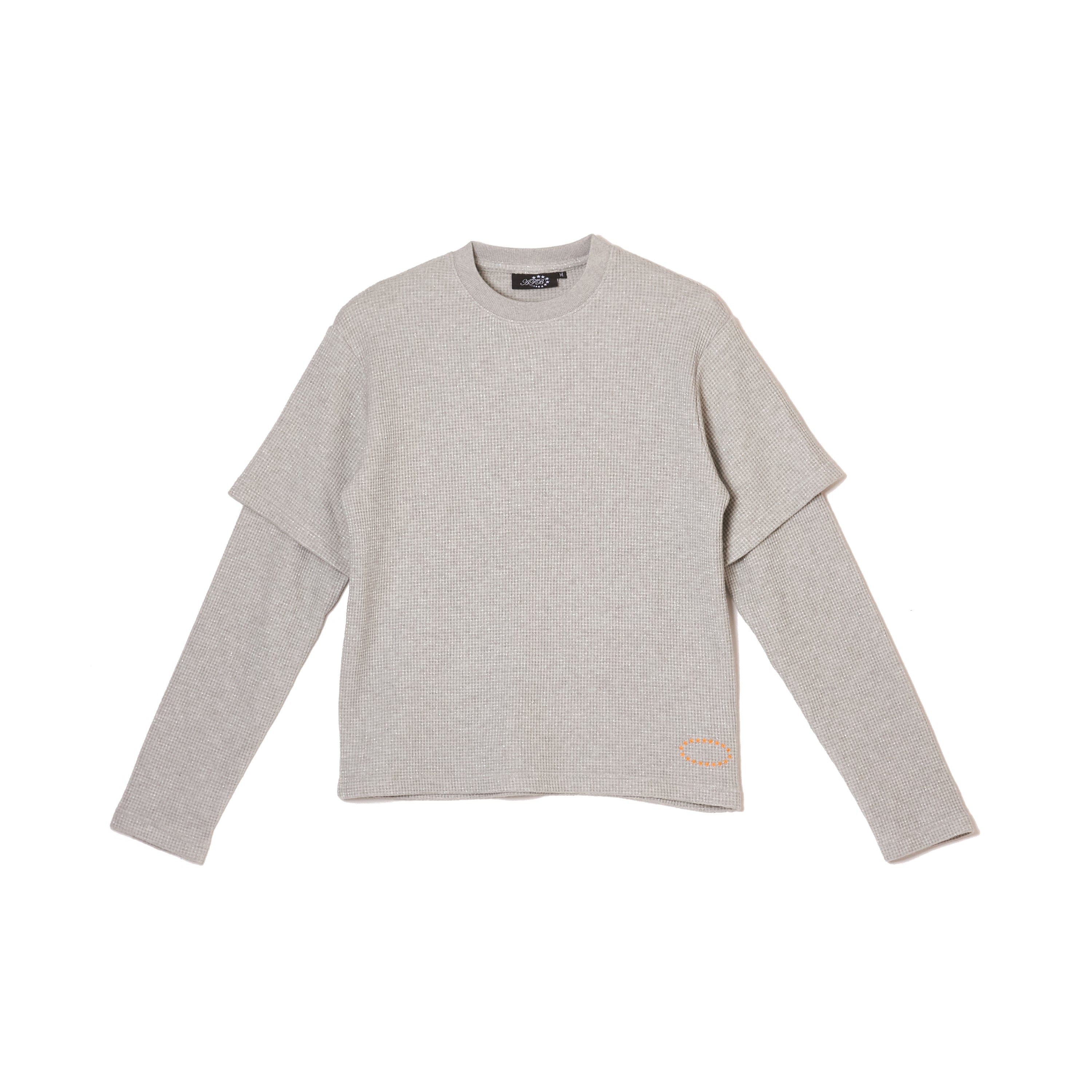 トップス AFB DOUBLE LAYERD LS POLOSHIRTS DOUBLE LAYERED LS POLO SHIRTS(M GREY): AFB: MENS｜CONZ ONLINE STORE