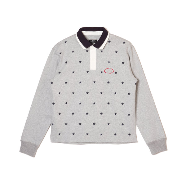 DOUBLE LAYERD LS POLO SHIRTS