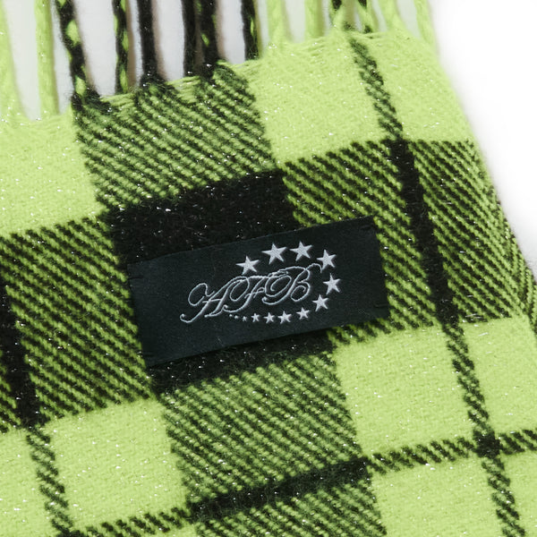 GLITTER CHECK SCARF