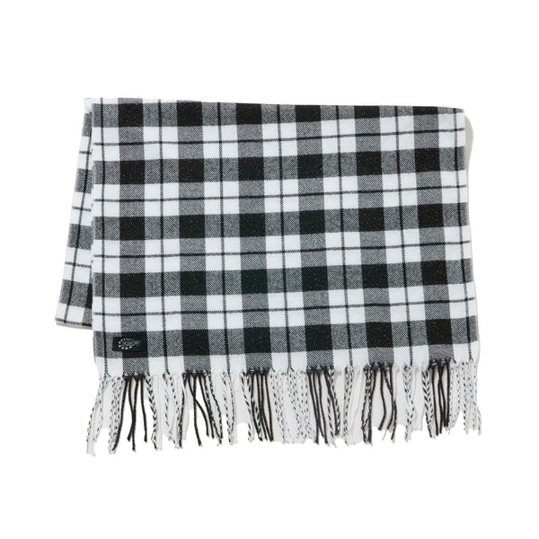GLITTER CHECK SCARF