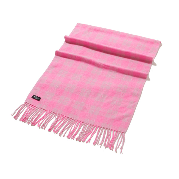 GLITTER CHECK SCARF