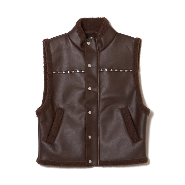STUDDED VEST