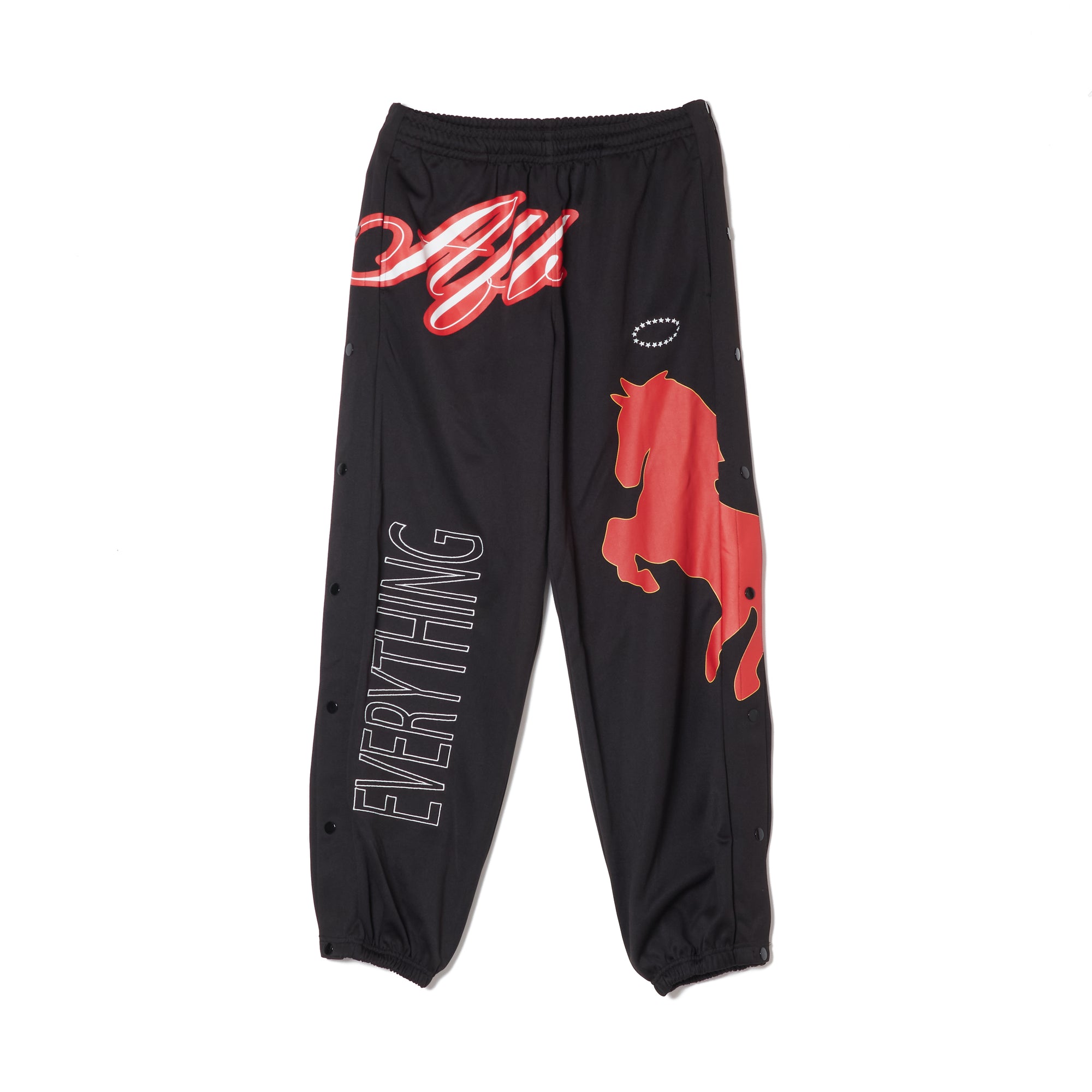 EHFR SPORT SIDE BUTTON UP TRACK PANTS