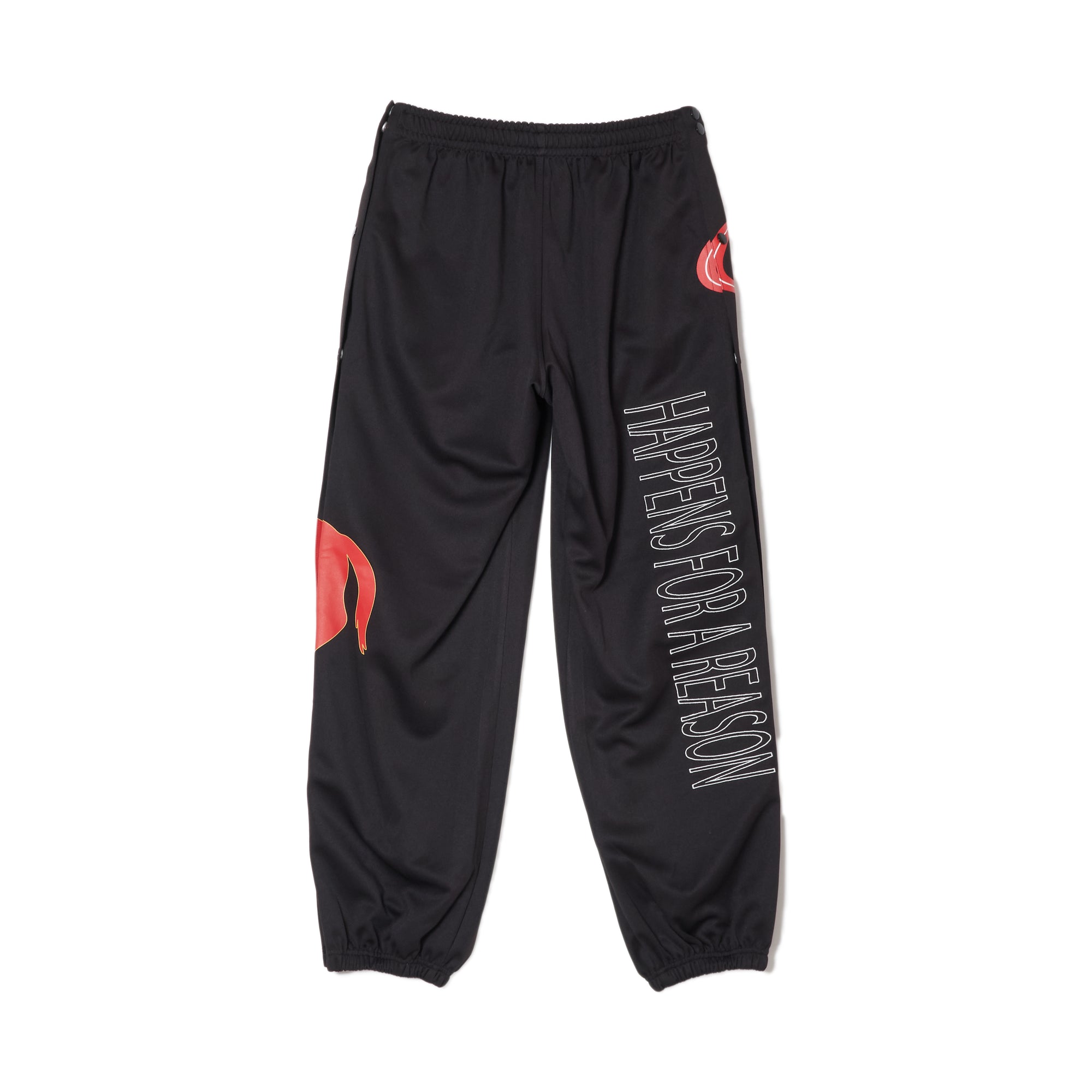 EHFR SPORT SIDE BUTTON UP TRACK PANTS