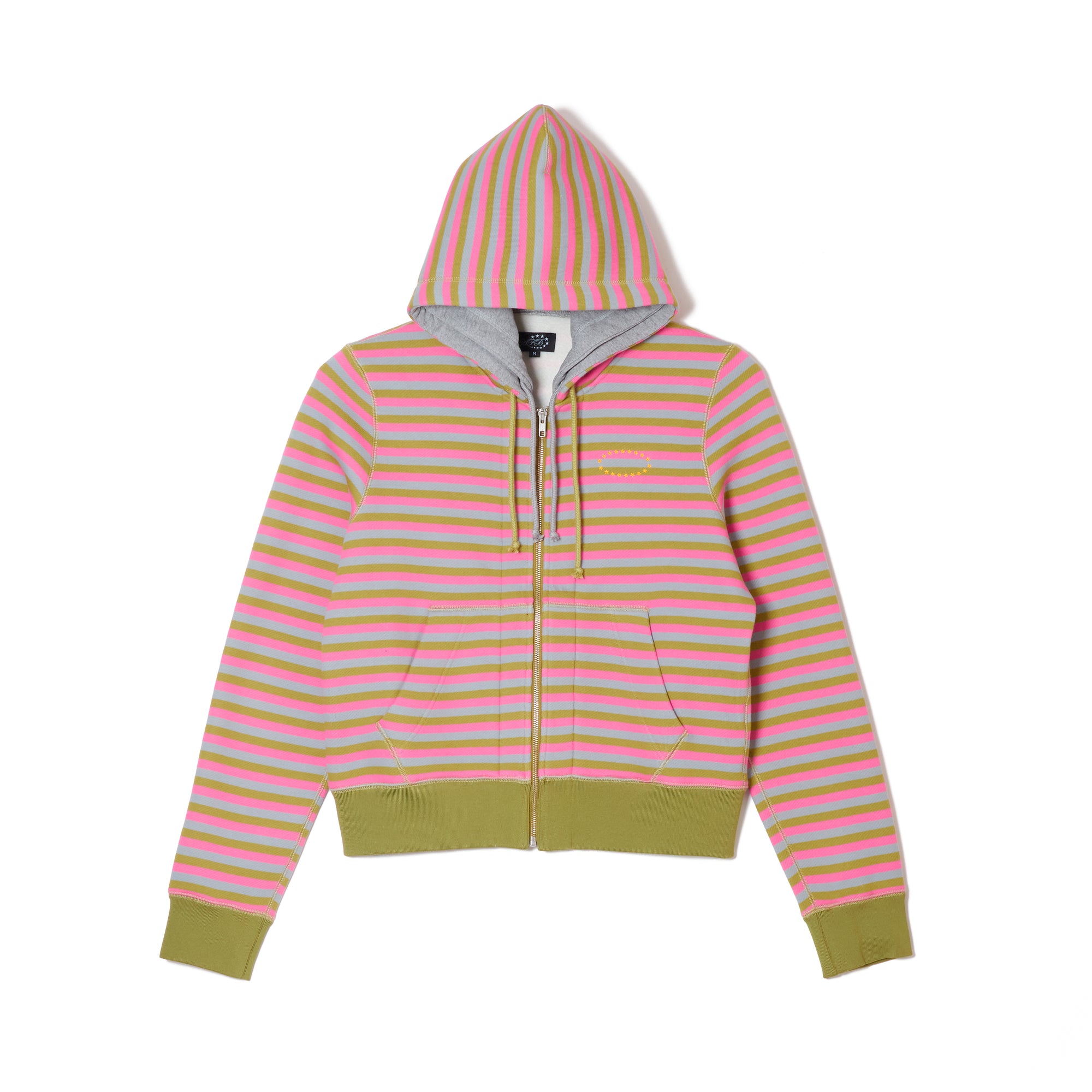 DOUBLE LAYERD ZIP UP HOODIE