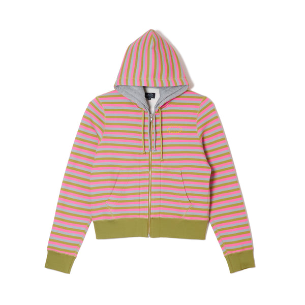 DOUBLE LAYERD ZIP UP HOODIE