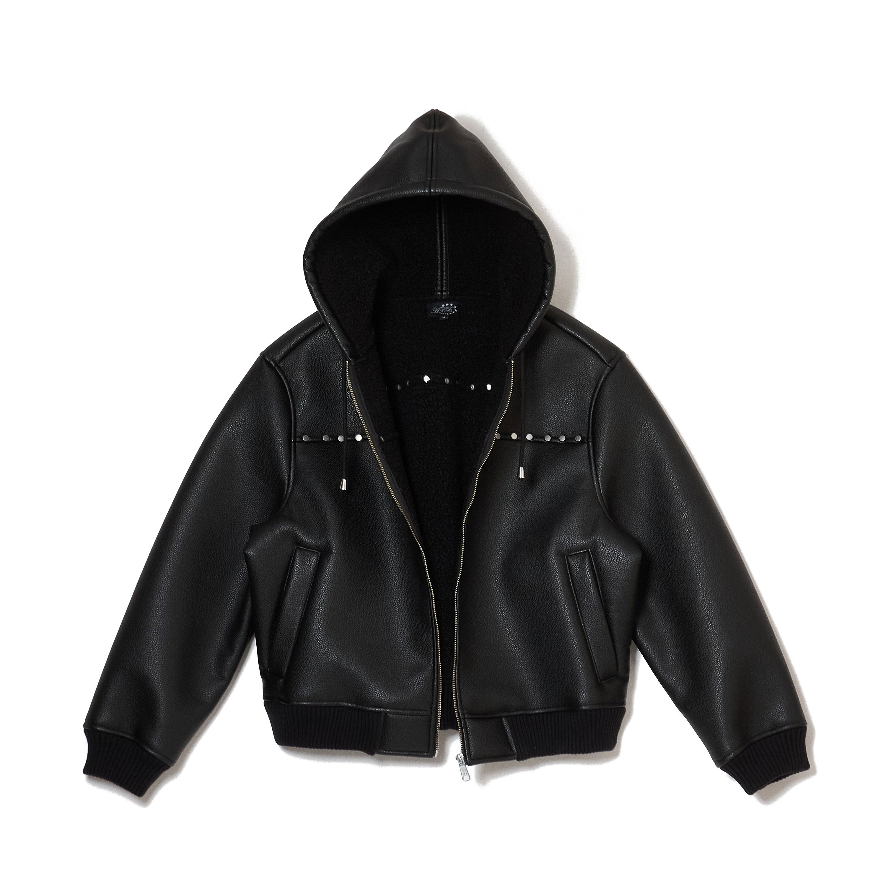 HOODED STUDDED BOMBER – AFB