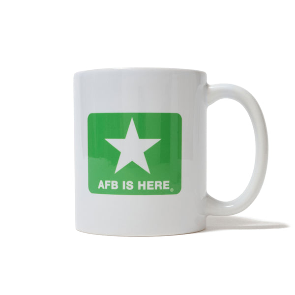 AFB IS HERE MUG