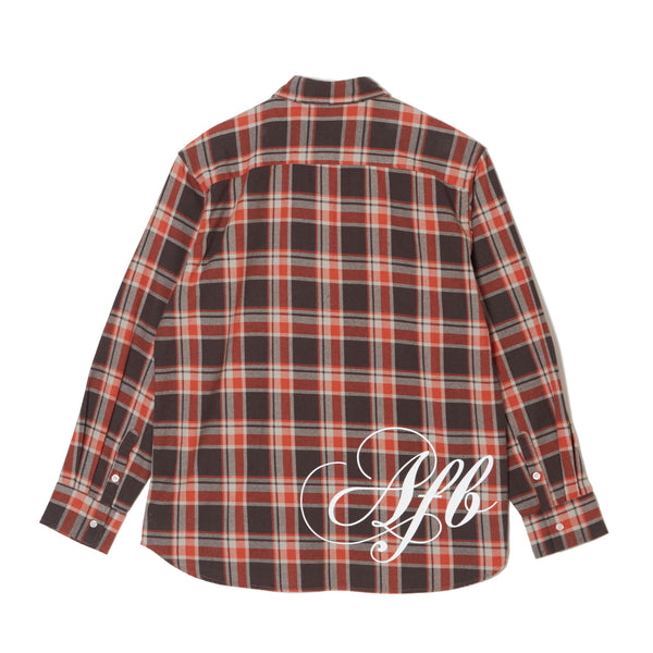 BACK LOGO FLANNEL SHIRTS