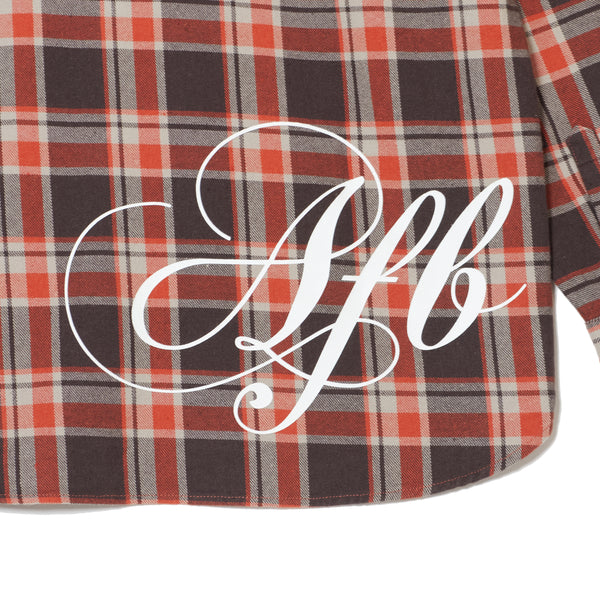 BACK LOGO FLANNEL SHIRTS