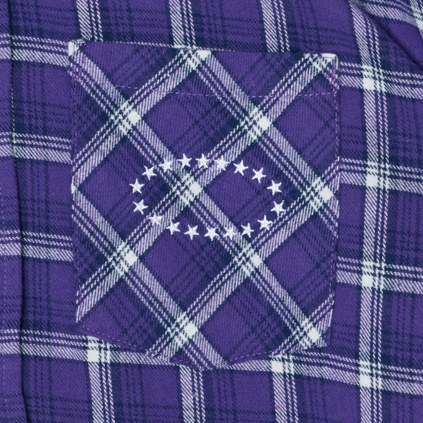 BACK LOGO FLANNEL SHIRTS