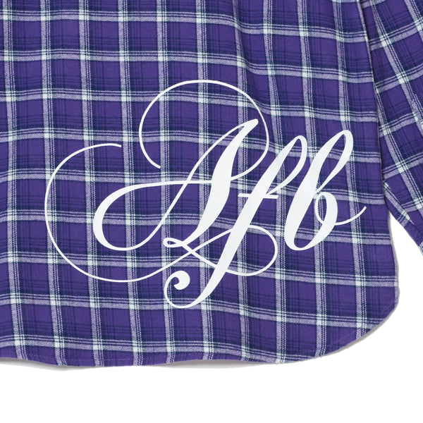 BACK LOGO FLANNEL SHIRTS