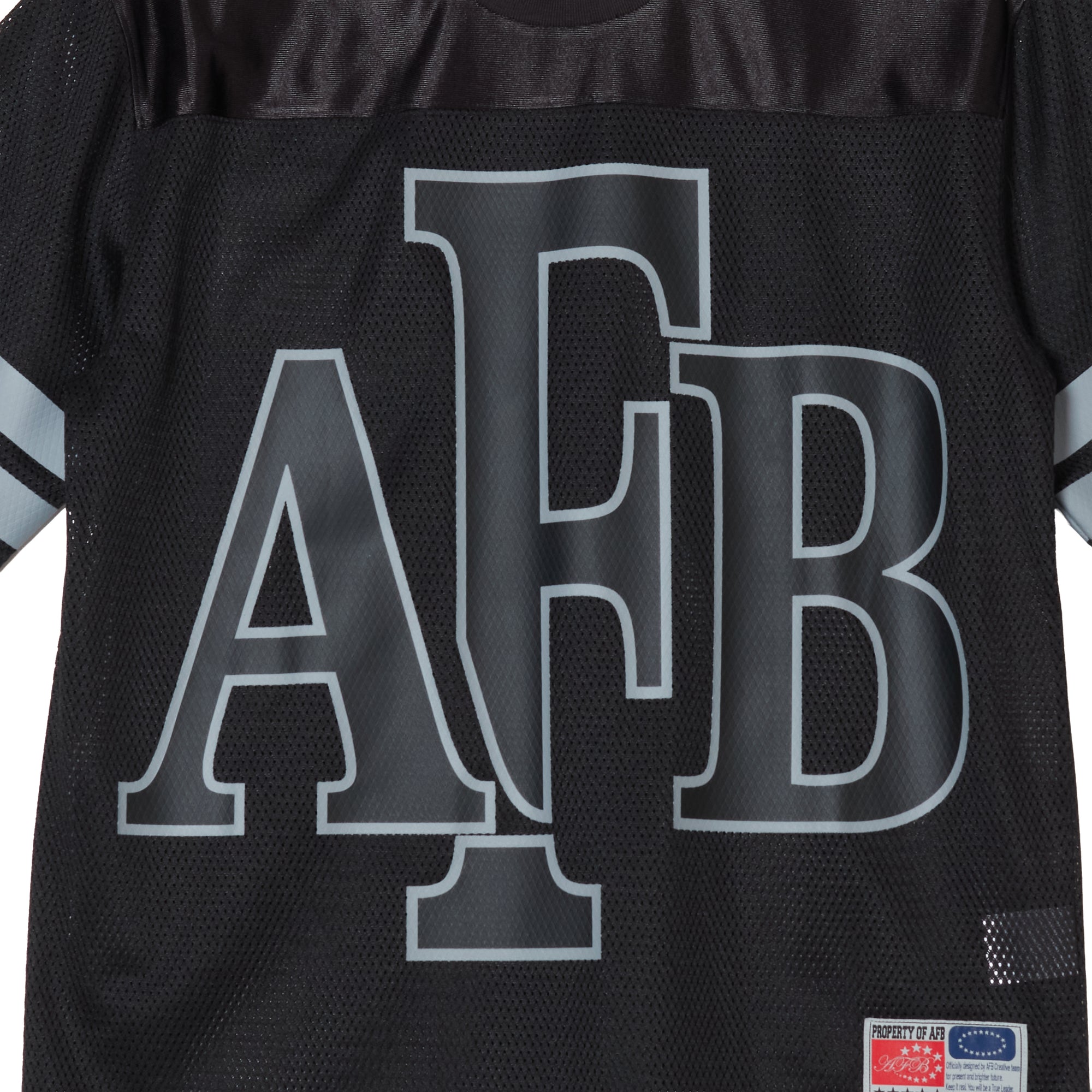 BIG LOGO MESH FOOTBALL TEE