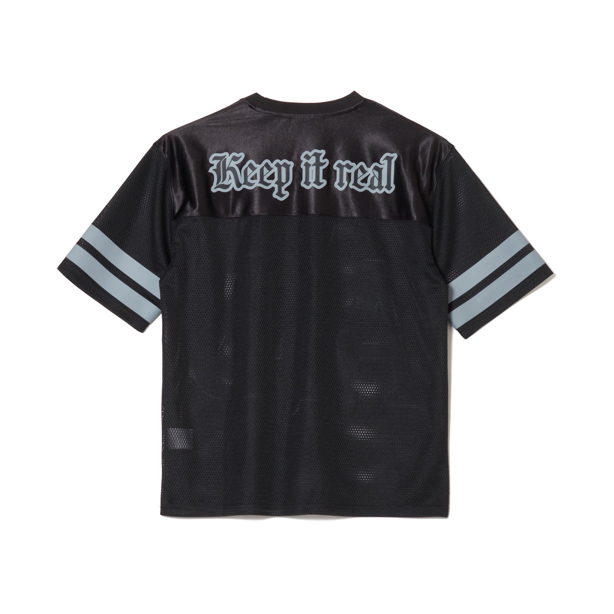 BIG LOGO MESH FOOTBALL TEE