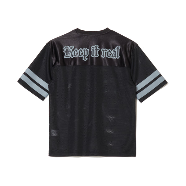 BIG LOGO MESH FOOTBALL TEE