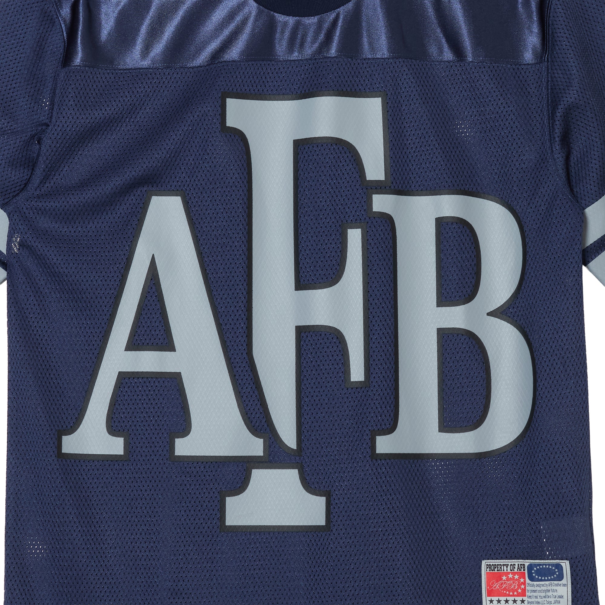 BIG LOGO MESH FOOTBALL TEE