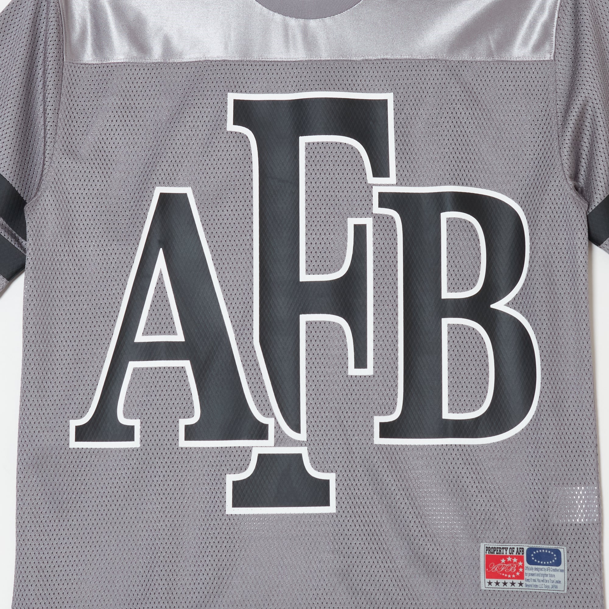 BIG LOGO MESH FOOTBALL TEE