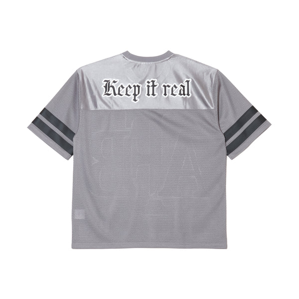 BIG LOGO MESH FOOTBALL TEE