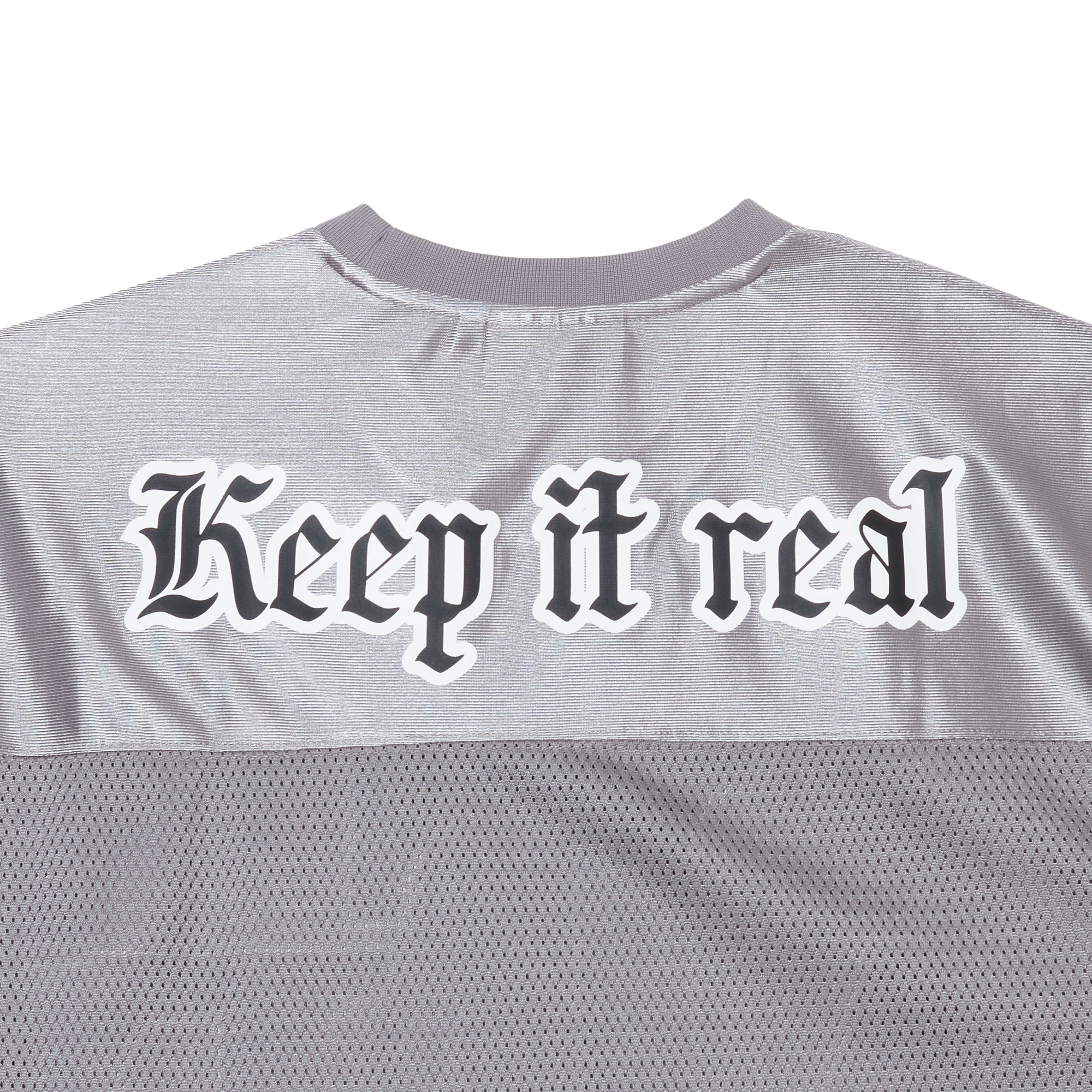 BIG LOGO MESH FOOTBALL TEE