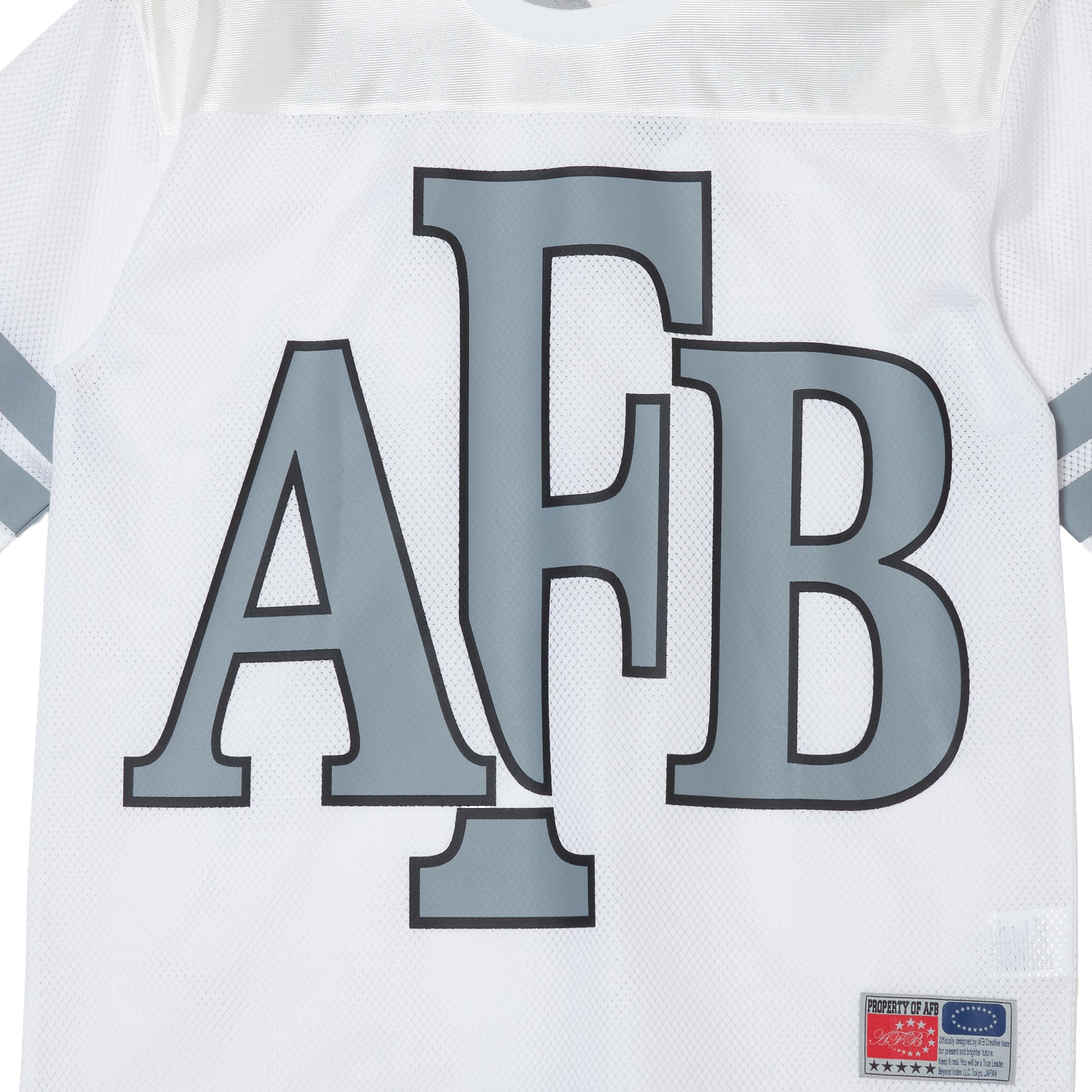 BIG LOGO MESH FOOTBALL TEE