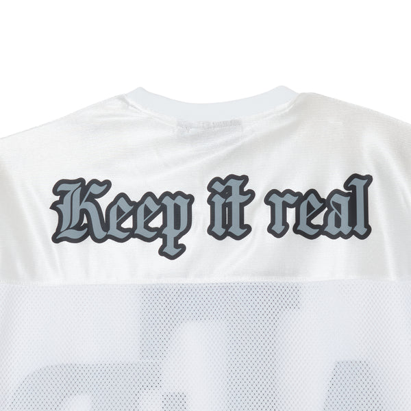 BIG LOGO MESH FOOTBALL TEE
