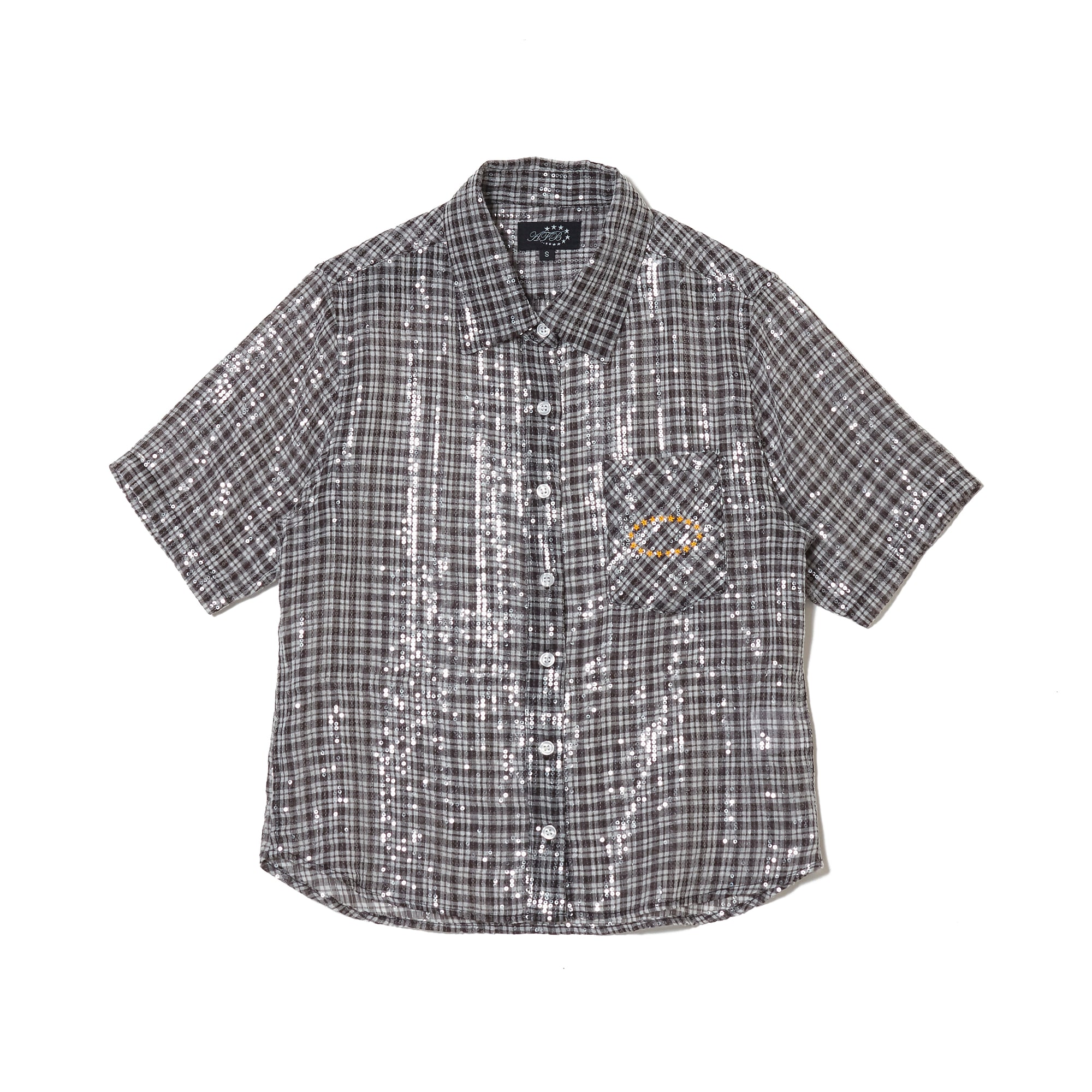 WMS SHEER SPANGLE SS SHIRTS