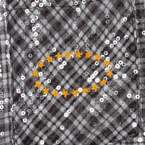WMS SHEER SPANGLE SS SHIRTS