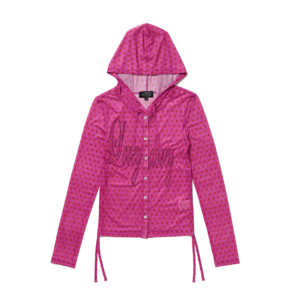 WMS STAR MESH BUTTON UP PARKA