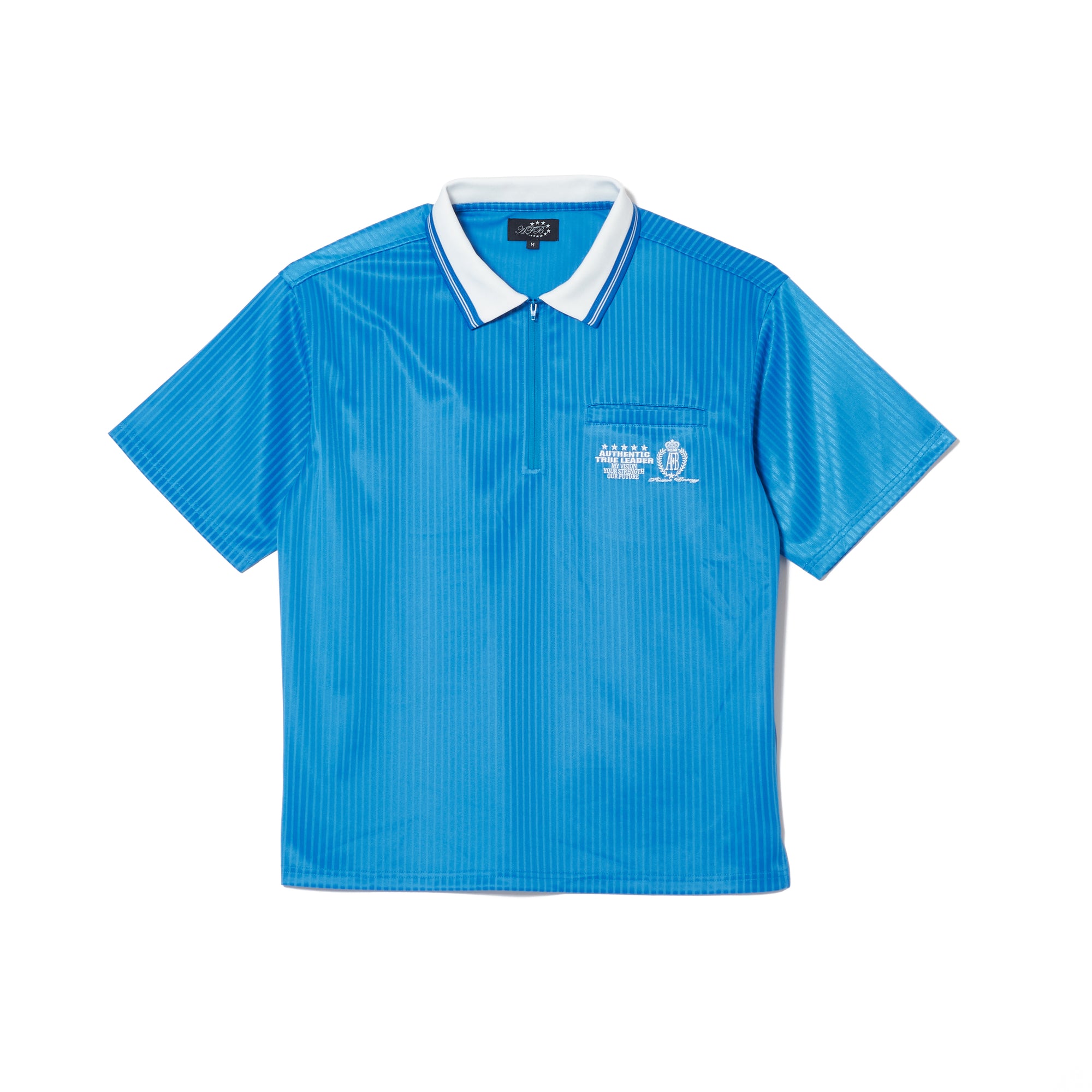 HALF ZIP UP JERSEY SS POLO