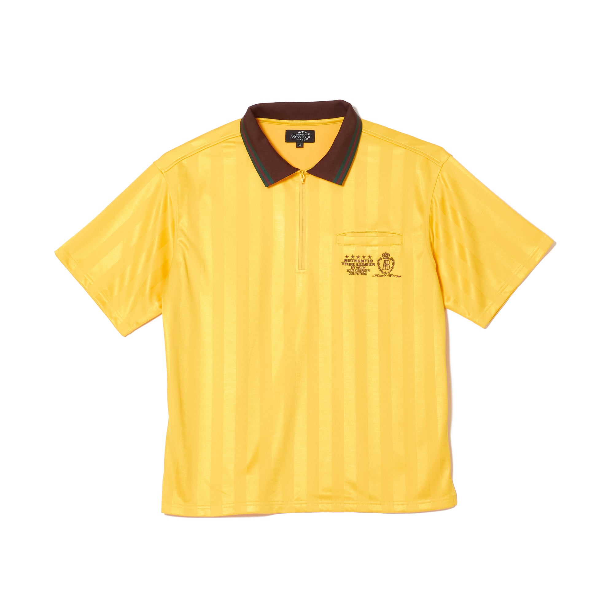 HALF ZIP UP JERSEY SS POLO