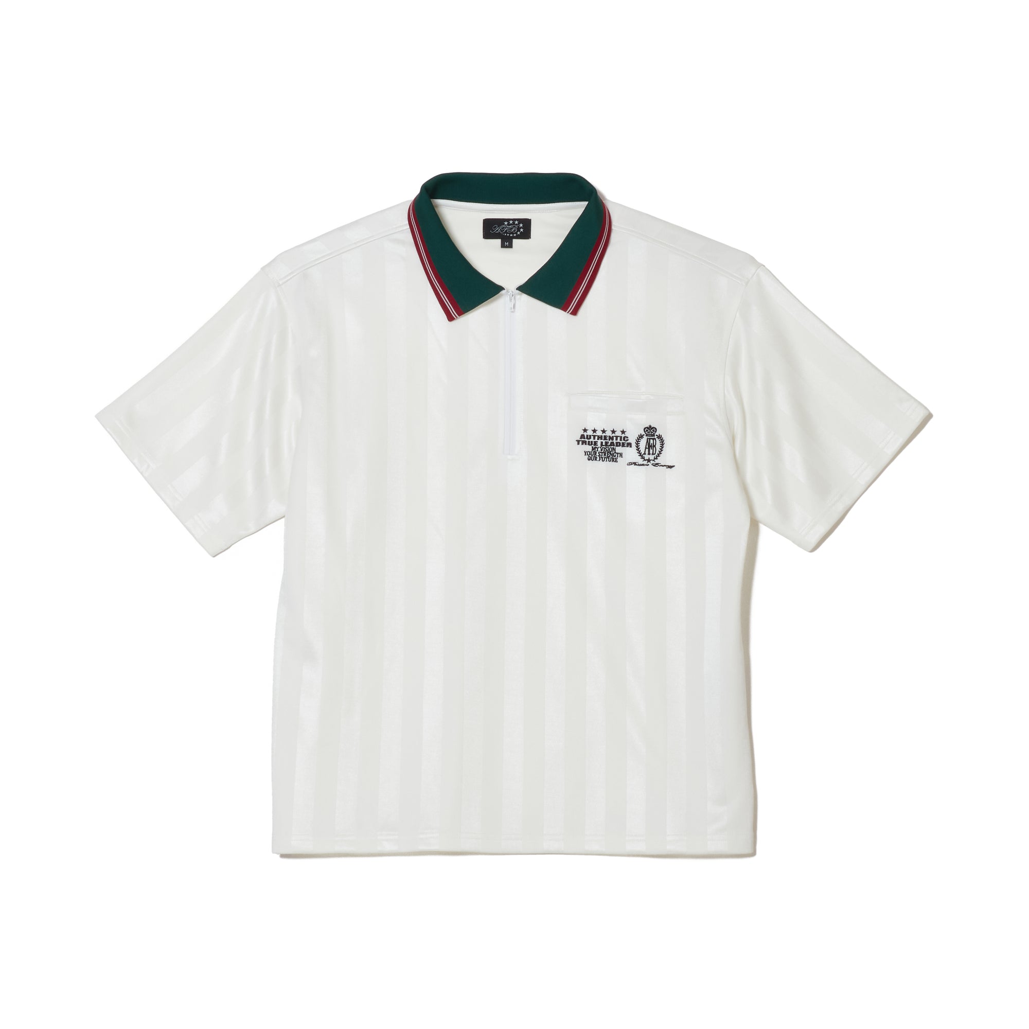 HALF ZIP UP JERSEY SS POLO