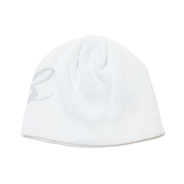 GLITTER LOGO SINGLE BEANIE