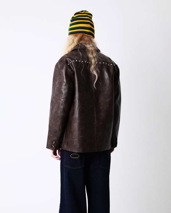 STUDDED CAR COAT – AFB STUDDED CAR COAT – AFB
