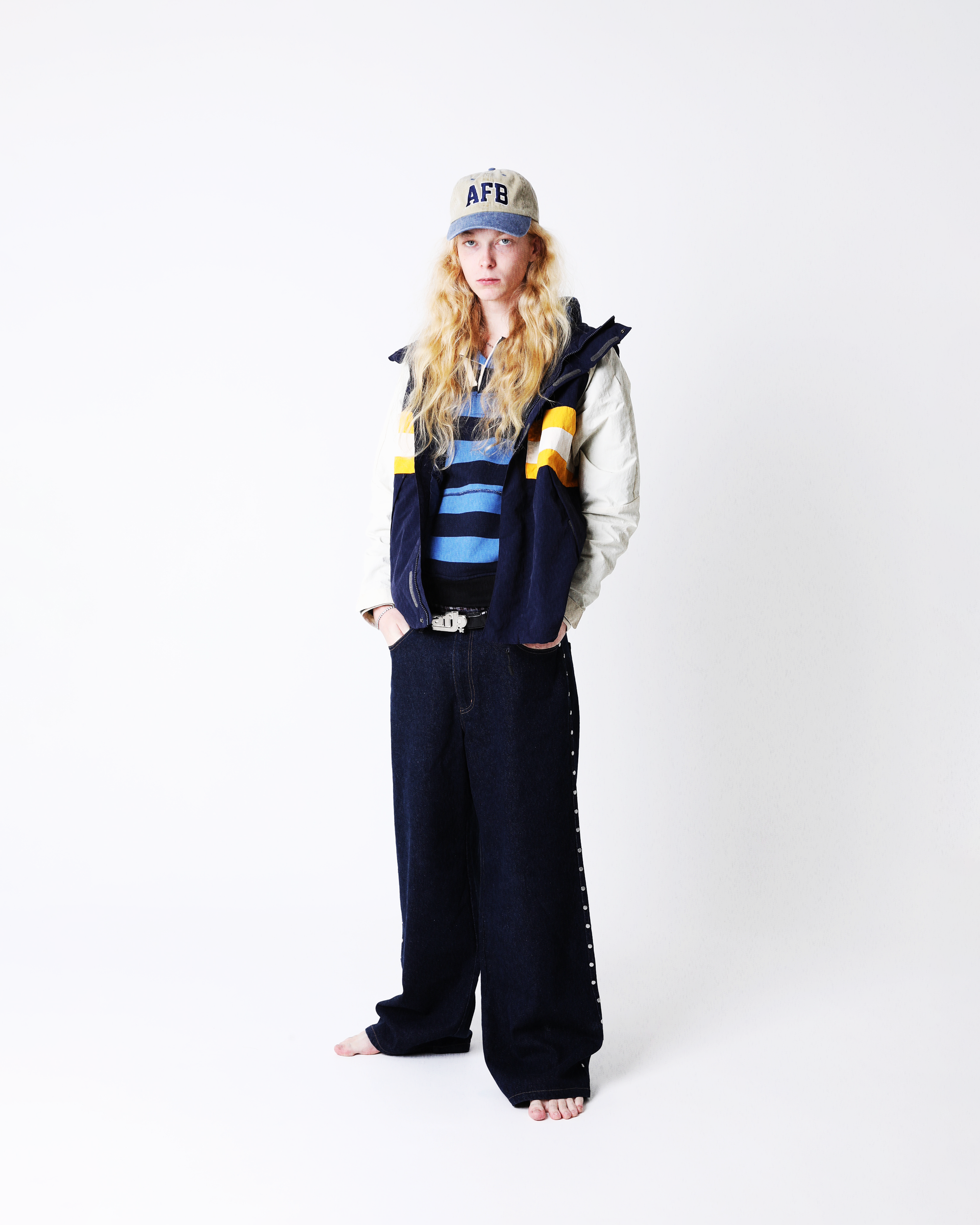 SUPER BAGGY STUDDED PANTS – AFB SUPER BAGGY STUDDED PANTS – AFB