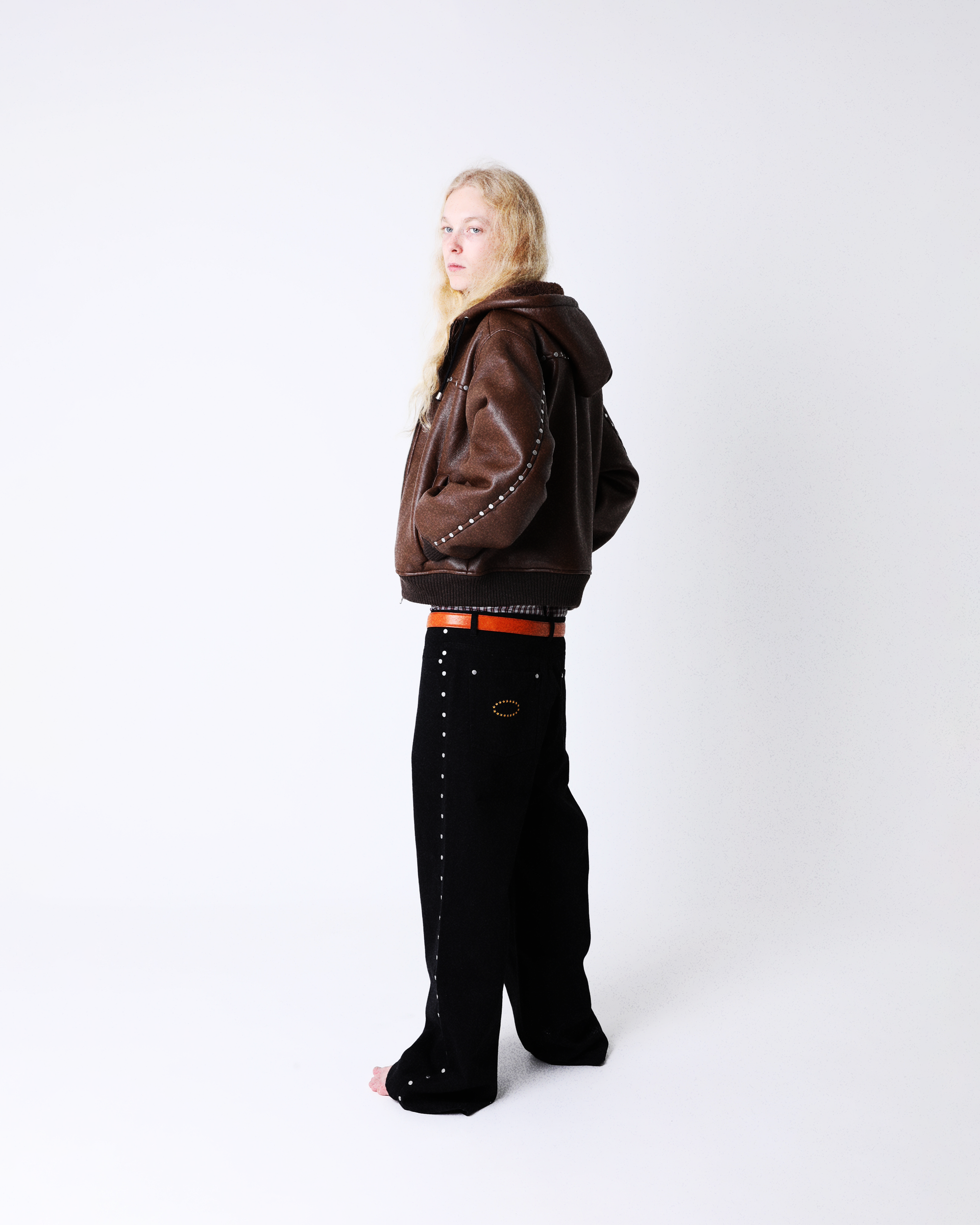 ジャケット・アウター AFB STUDDED HOODED BOMBER JACKET AFB ジャケット・アウター AFB STUDDED HOODED BOMBER JACKET AFB