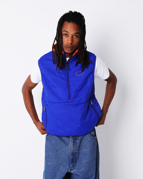 REVERSIBLE NYLON PULLOVER VEST