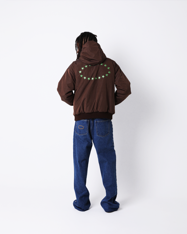 afb REVERSIBLE NYLON CHECK PARKA afb REVERSIBLE NYLON CHECK PARKA